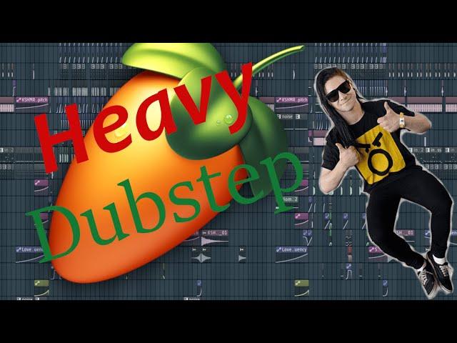 Heavy Dubstep/EDM FL Studio 20 SONG (Project Showcase)