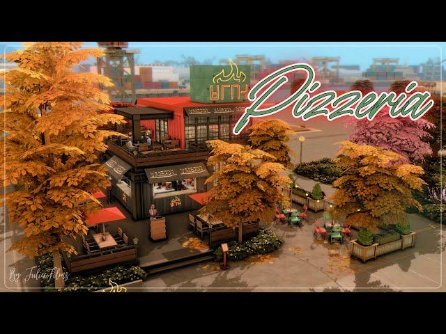 Пиццерия│Строительство│Pizzeria│SpeedBuild│NO CC [The Sims 4]