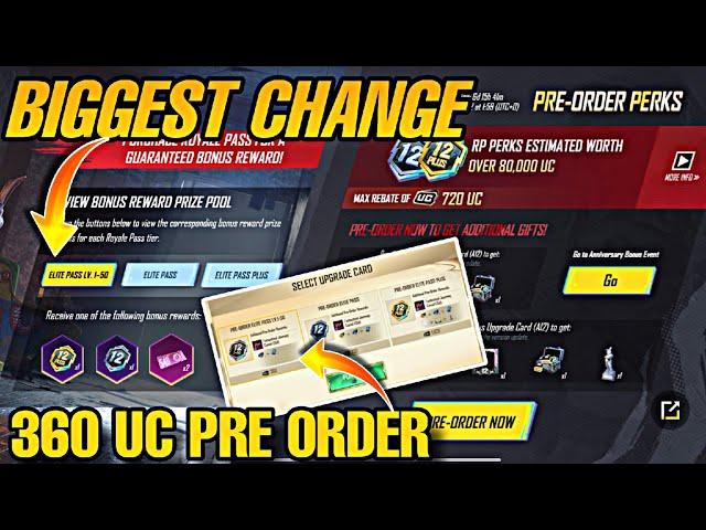 A12 PRE ORDER EVENT PUBG MOBILE | BIGGEST CHANGE 1 TO 50  RP PRE ORDER EVENT PUBG MOBILE