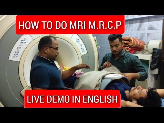 MRCP MRI scan Protocol, Positioning & Planning on GE 1.5 Tesla | Live Demo in English.