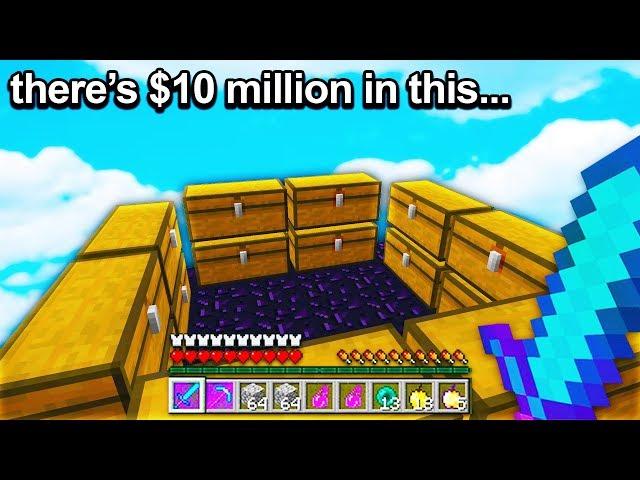 i raided the SMALLEST Minecraft Base, but it's actually REALLY RICH! ($10M)