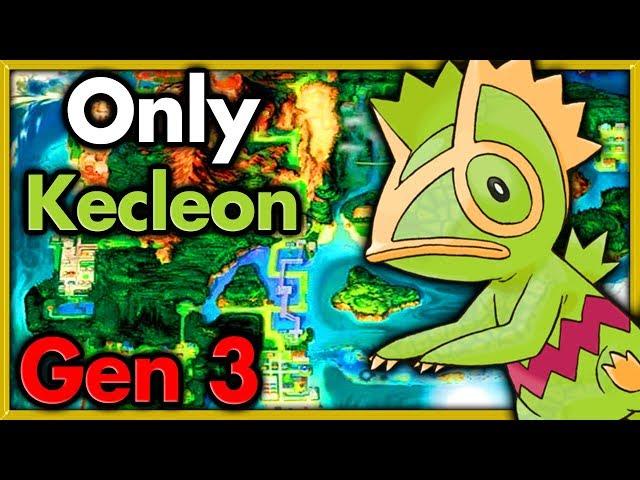 Can I Beat Pokemon Emerald with ONLY One Kecleon?  Pokemon Challenges ► NO ITEMS IN BATTLE