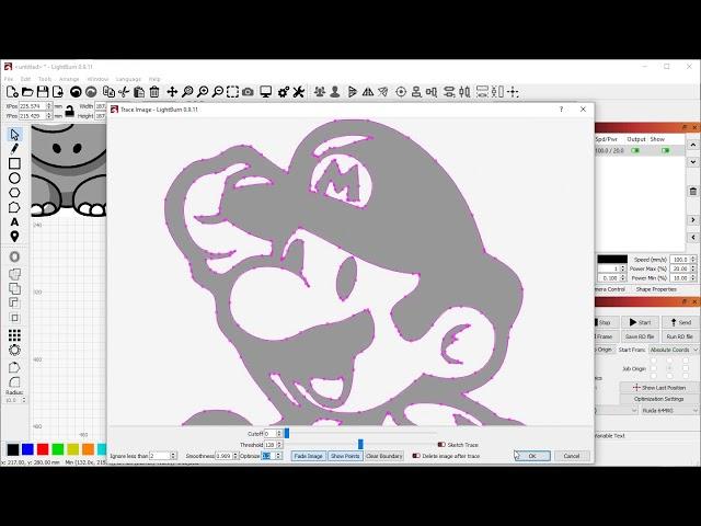 LightBurn Basics - Image Trace