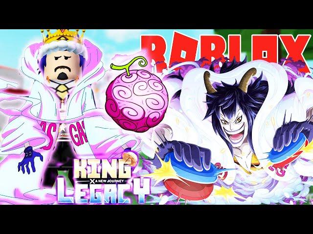 Roblox - SỨC MẠNH TRÁI ÁC QUỶ MỚI GASU CỦA CAESAR CLOWN VÀ LẤY CÂY RÌU THẦN ANUBIS AXE - King Legacy