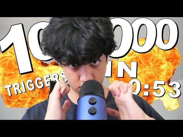 ASMR 10000 TRIGGERS IN 0:53