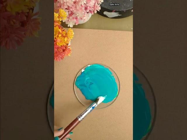 Teal color mixing #shorts #youtubeshorts #acrylic