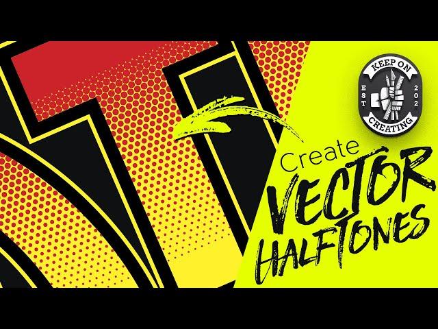 Vector Halftones in Adobe Illustrator - Let's Create! illustrator tutorial