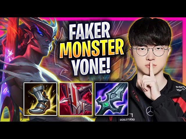 FAKER IS A MONSTER WITH YONE! - T1 Faker Plays Yone MID vs Nasus! | Season 2024