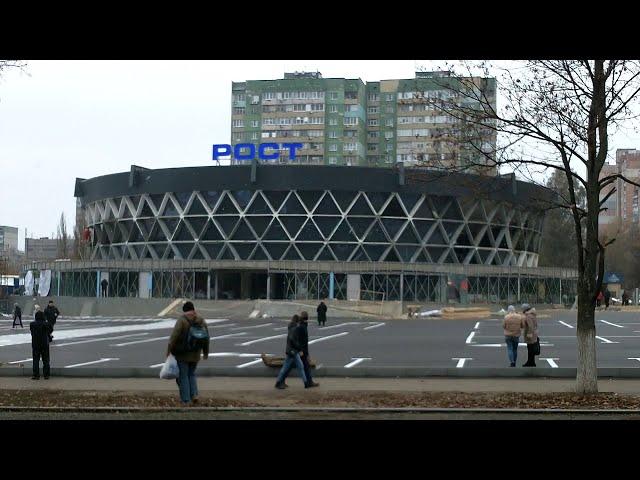 САЛТОВСКИЙ КОЛХОЗНЫЙ РЫНОК и СУПЕРМАРКЕТ РОСТ (Первый снег_15.11.20).