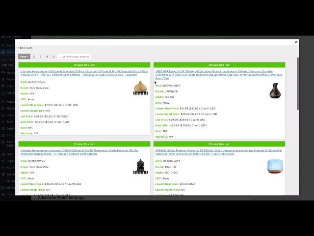 Amotables - Table Builder WordPress Plugins for Amazon Associates