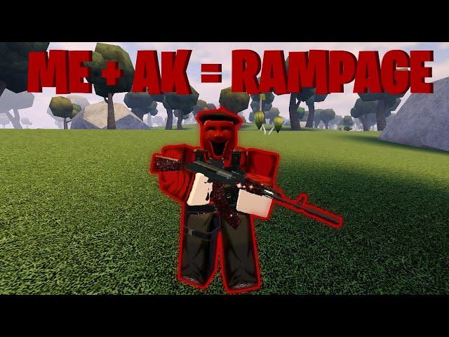 RAMPAGE WITH AK (ORIGINAL MAP) - Apocalypse Rising 2 (Roblox)