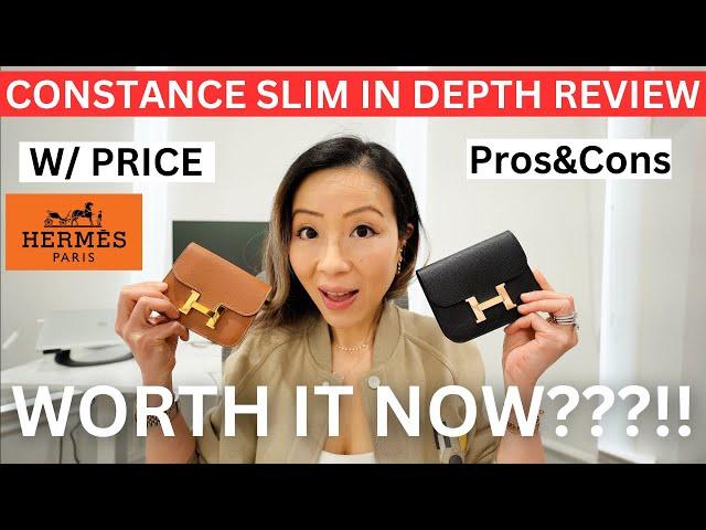 HERMES CONSTANCE SLIM IN DEPTH REVIEW w price | pros, cons, still worth it now?, wear, resale value