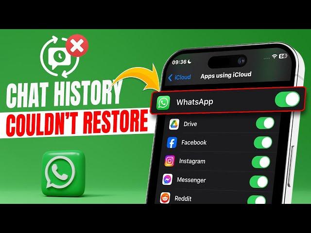 How to Fix Couldn't Restore WhatsApp Chat History on Iphone | WhatsApp Couldn't Restore Messages