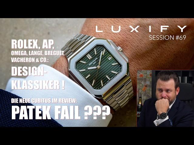 DER GROSSE FAIL? Patek Philippe Cubitus Review & Meinung; Rolex, AP, Omega & Co: 10 Designklassiker