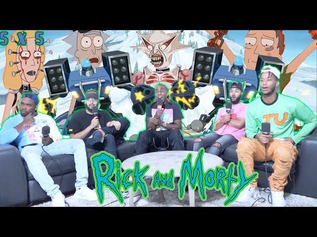 Jerry Goes To Hell! Rick and Morty 5 x 5 "Amortycan Grickfitti" Reaction/Review