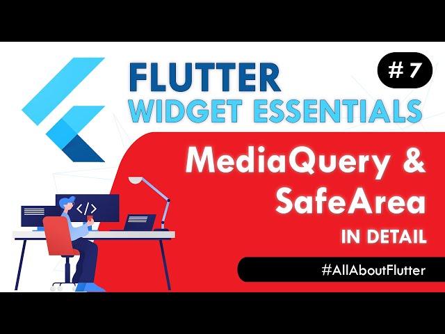 Flutter MediaQuery & SafeArea Widget - Flutter Widget Essentials #7 | Flutter Tutorial