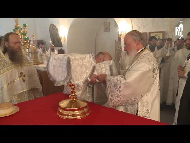 В праздник Преображения Господня Патриарх совершил Литургию в Соловецком монастыре