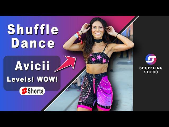 Avicii Levels Shuffle Dance Shorts (2022 Cutting Shapes Music Video) | with Elena Cruz