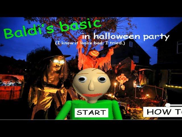 Baldi's basic in halloween party