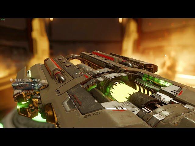 DOOM: 2016 - All Weapon Equip Inspection Weapon Mods And Reload Animations