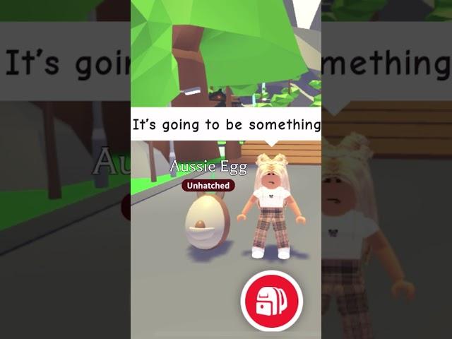 Someone gives you an egg than it turns into something wonderful  ||story||adopt me||roblox #shorts