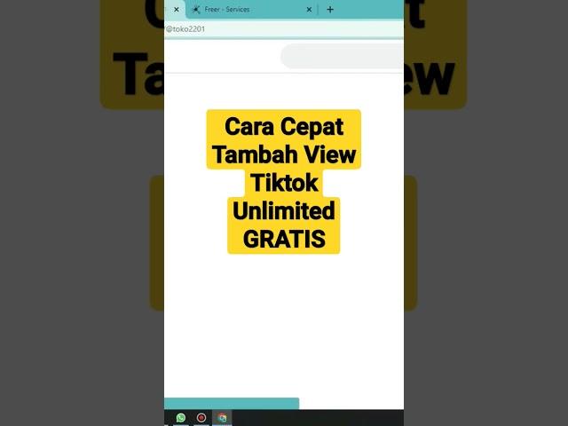 Cara Tambah View Tiktok Gratis Cepat FYP Tanpa Aplikasi