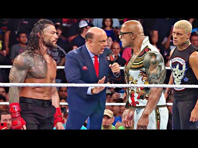 WWE 31 October 2024 Roman Reigns VS. The Rock VS. Cody Rhodes VS. Paul Heyman VS All Raw & Smackdown