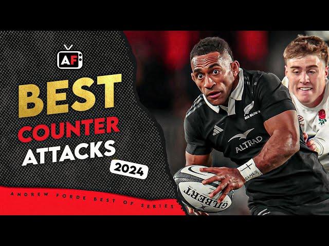 The BEST Counter Attack Tries in Rugby in 2024!