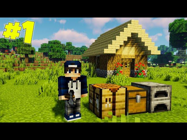 ВАНИЛЬНОЕ ВЫЖИВАНИЕ #1 - Cамое Начало и Постройка Дома / Майнкрафт minecraft