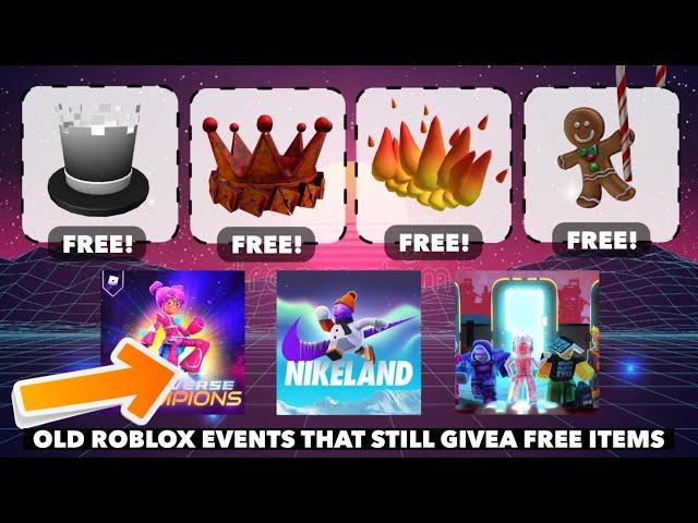 OLD ROBLOX EVENTS THAT STILL WORKS! (60+ Free Items) September 2022