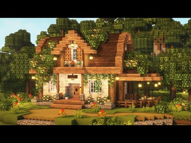 [Minecraft]  Aesthetic Cottagecore House Tutorial / Cottage / Mizuno's 16 Craft Resource Pack