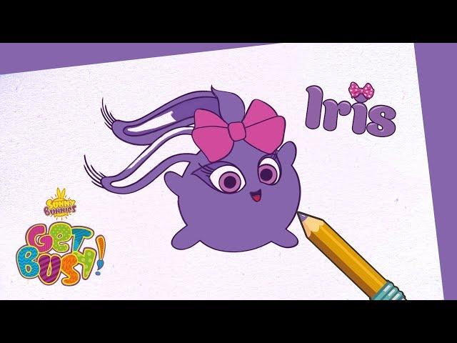 SUNNY BUNNIES | Drawing Iris 2 | Arts & Crafts | Cartoons for Kids