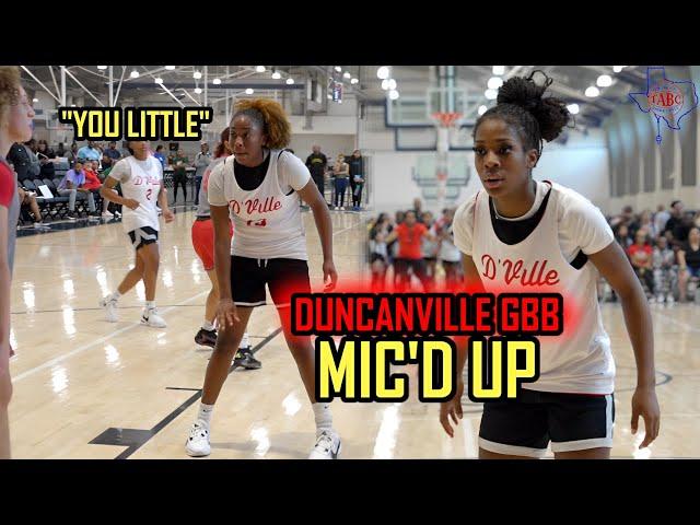 DUNCANVILLE GIRLS MIC'D UP!! Samari Holmen & Kaylinn Kemp vs Converse Judson TABC Showcase 2024