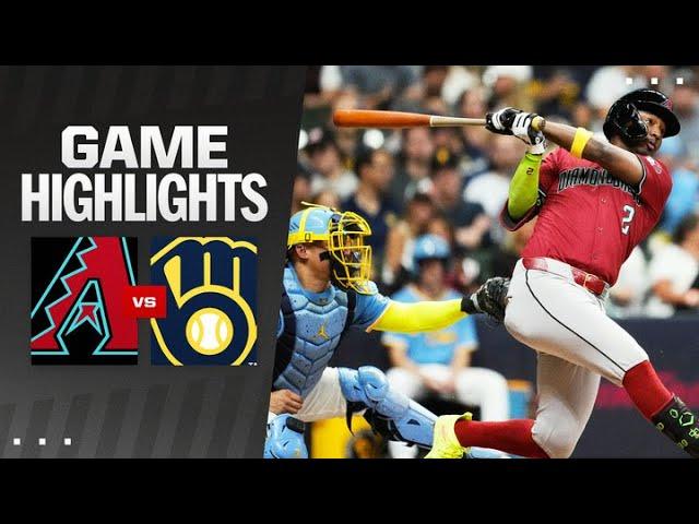 D-backs vs. Brewers Game Highlights (9/20/24) | MLB Highlights