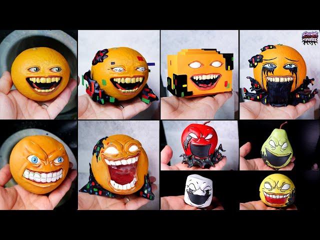 Making VS Annoying Orange Sculptures FRIDAY NIGHT FUNKIN