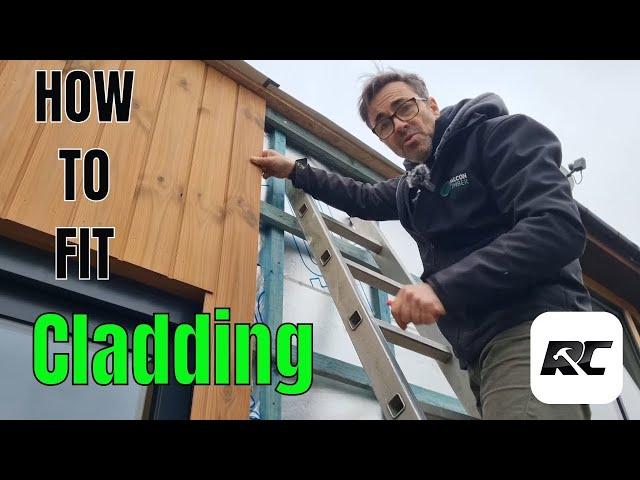 How to fit vertical timber cladding