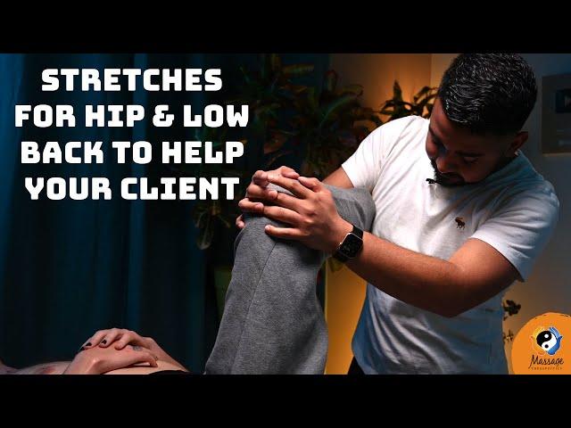 How to stretch the Hips & Low back