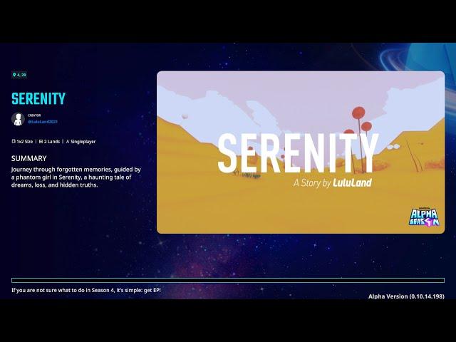 SERENITY - Quests 12/14 Walkthrough Gameplay The Sandbox Alpha Season 4