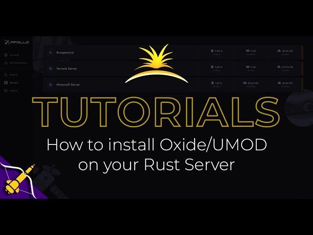 How to install Oxide/UMOD on your Rust Server