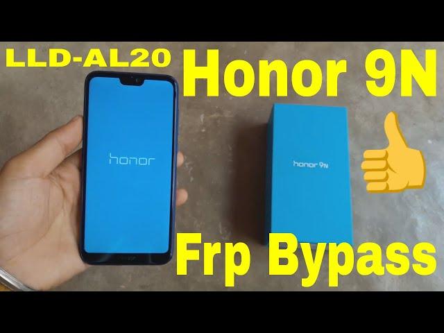 Honor 9N  LLD-AL20 frp bypass || Huawei Honor 9n google account bypass frp