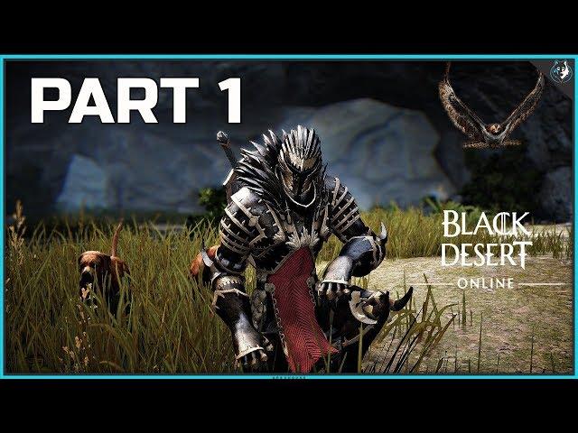 Black Desert Online XB1 Walkthrough Part 1 - INTRO & FIRST QUESTS | Xbox One Gameplay