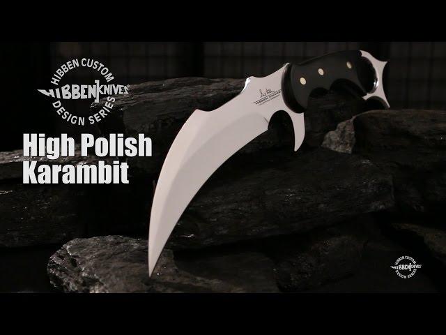 Gil Hibben High Polish Karambit With Sheath