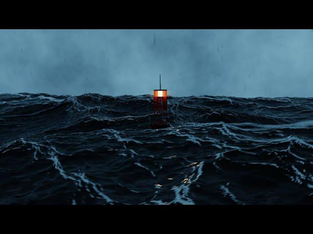 buoy in ocean blender animation (cycles)