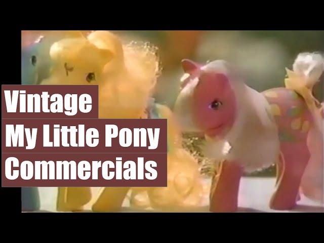 80's My Little Pony Toy Commercials | Retro Toy Ads