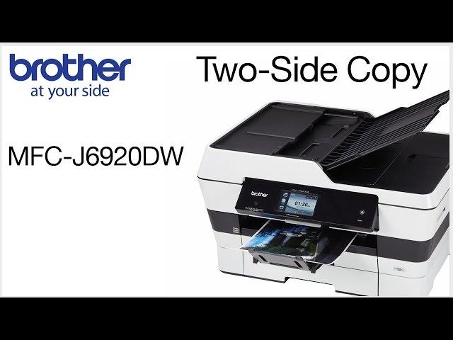 Brother MFC-J6920DW - making a double-sided copy