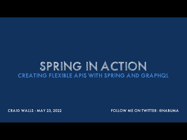 Spring and GraphQL
