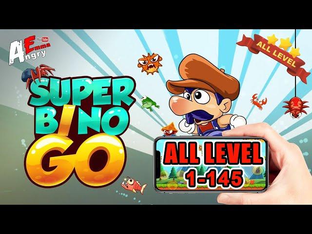 ⭐⭐⭐Super Bino Go ALL LEVELS three stars 1-145 - Gameplay #17 (Android)
