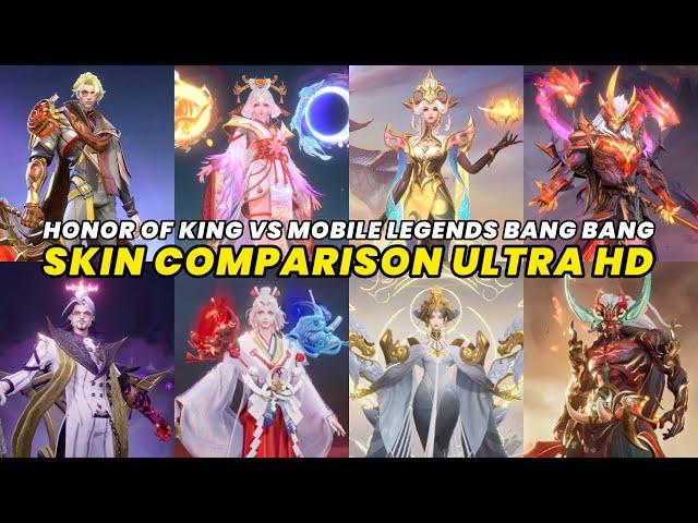 Mobile Legends Bang Bang vs. Honor Of Kings: Skin Similarities in Ultra HD 2024