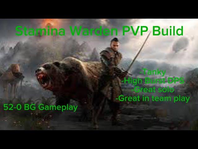 ESO- Stamina Warden PVP Build