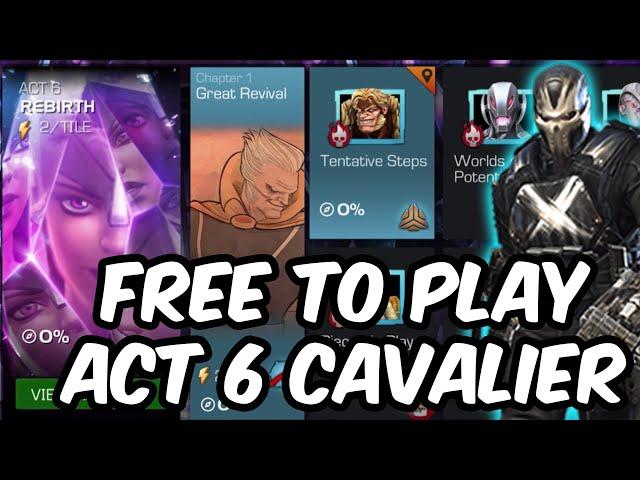 Act 6.1 Cavalier Push - Free To Play Adventures 2023 - Marvel Contest of Champions